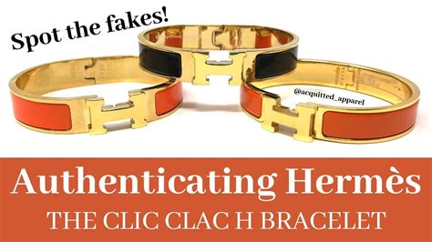 how to spot fake hermes bracelet|authentic hermes clic clac bracelet.